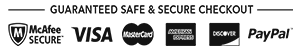 Guaranteed safe & secure checkout